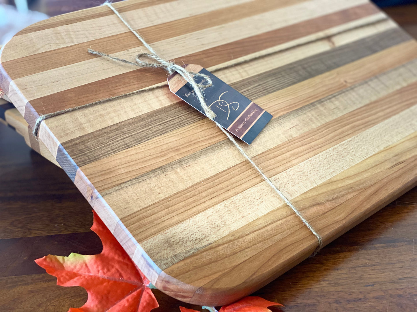 The Showstopper Striped Cutting Board